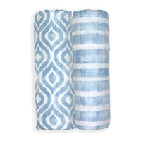 3 Stories Trading Company 2-pc. Swaddle Blanket