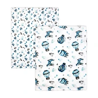 3 Stories Trading Company 2-pc. Fleece Baby Blanket