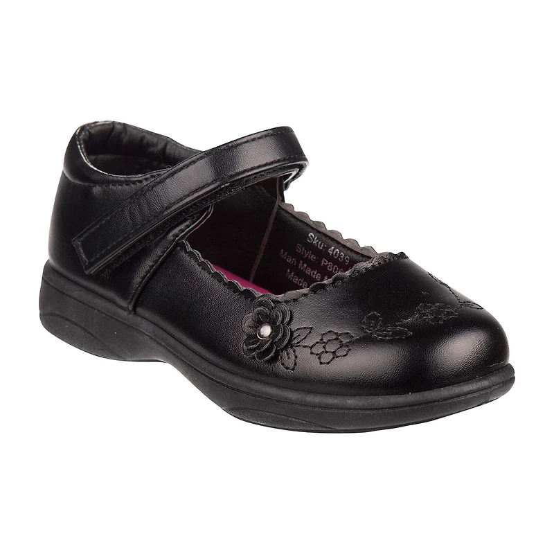 Petalia Little & Big Kid Girls Round Closed Toe Mary Jane Shoes