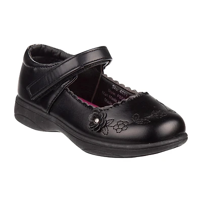 Petalia Little & Big Kid Girls Round Closed Toe Mary Jane Shoes