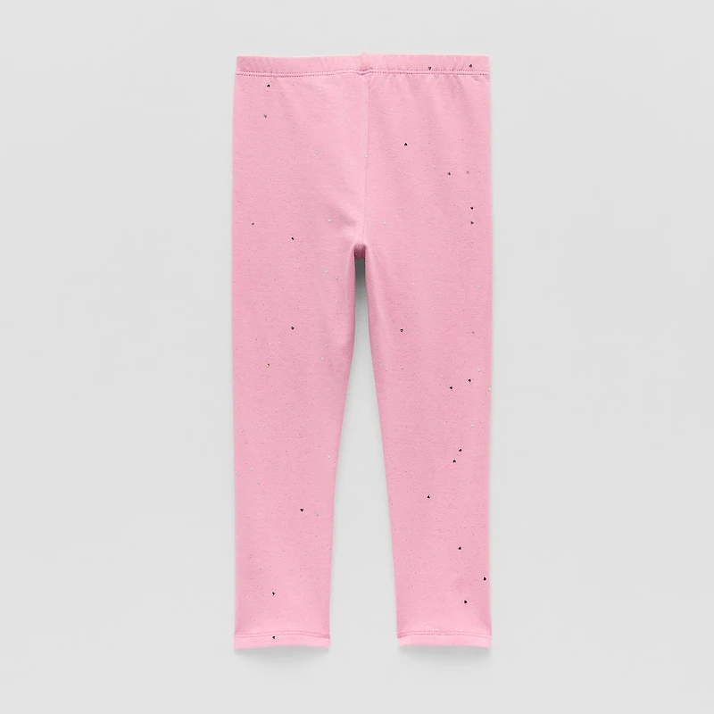 Okie Dokie Toddler & Little Girls Knit Skinny Full Length Leggings