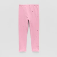 Okie Dokie Toddler & Little Girls Knit Skinny Full Length Leggings