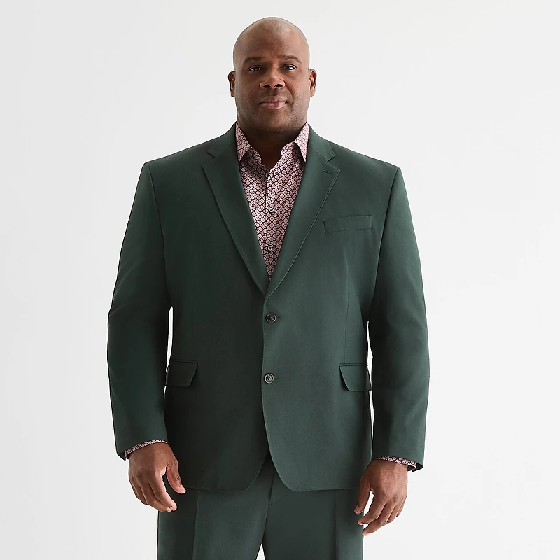 J. Ferrar Mens Classic Fit Big and Tall Suit Jacket