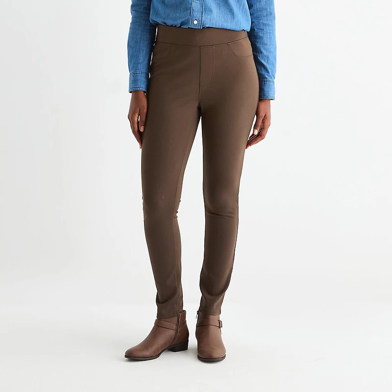 St. John's Bay Womens Skinny Pull-On Pant