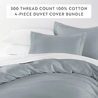Casual Comfort 300tc Brushed Cotton Comforter Duvet Set