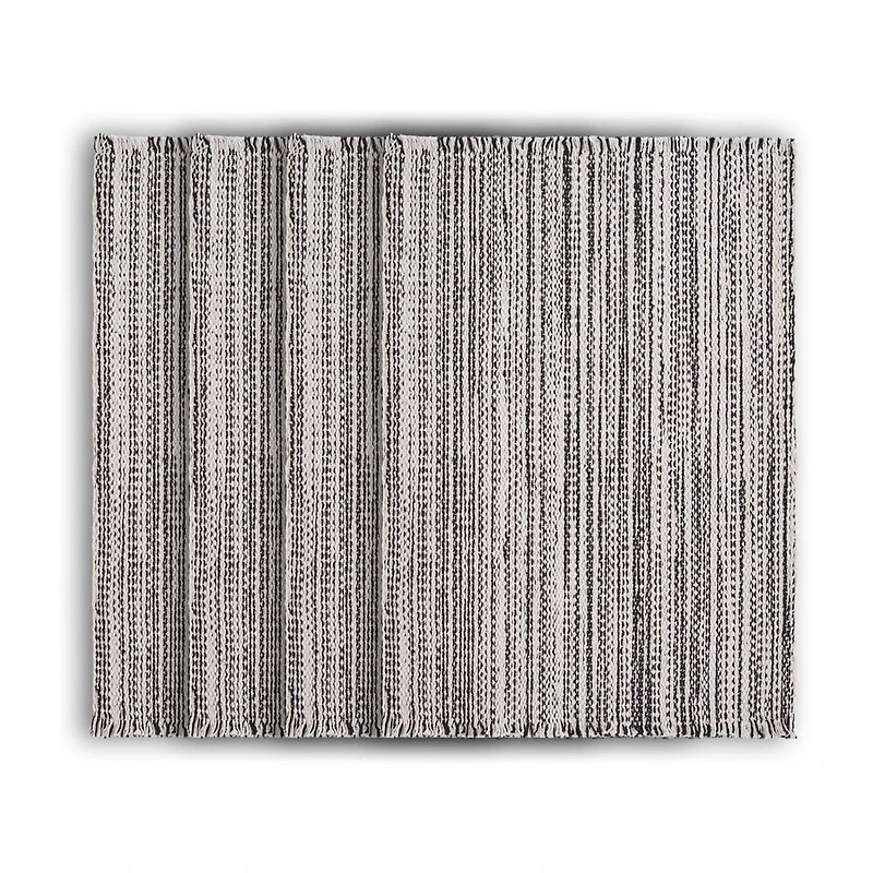 LR Home Jade Striped 4 Pack Placemat
