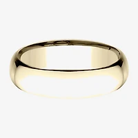 Mens 14K Yellow Gold 6MM Light Comfort-Fit Wedding Band