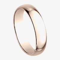 Mens 5MM 10K Gold Wedding Band