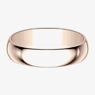Mens 5MM 10K Gold Wedding Band