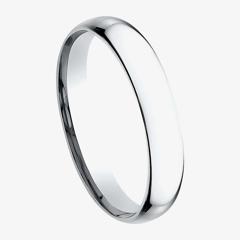 Unisex Adult 3MM Platinum Wedding Band