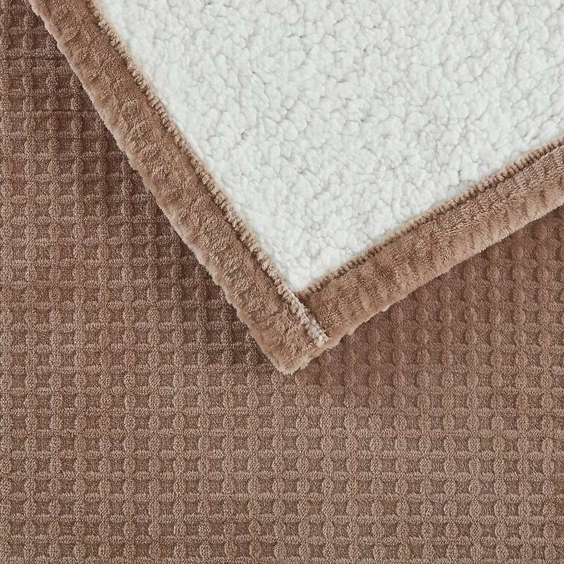Beautyrest Waffle Plush Heated Blanket