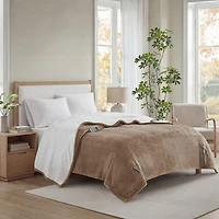 Beautyrest Waffle Plush Heated Blanket