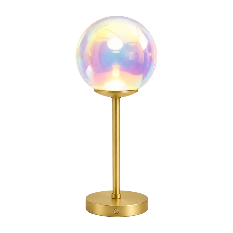 AEROPOSTALE Iridiscent Bubble Stainless Steel Table Lamp