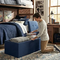 AEROPOSTALE Blue Storage Bench