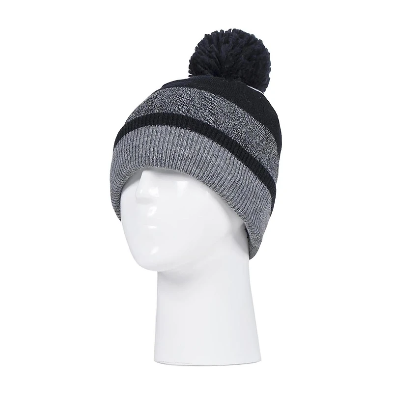 Heat Holders Snow Sports Striped Womens Moisture Wicking Beanie