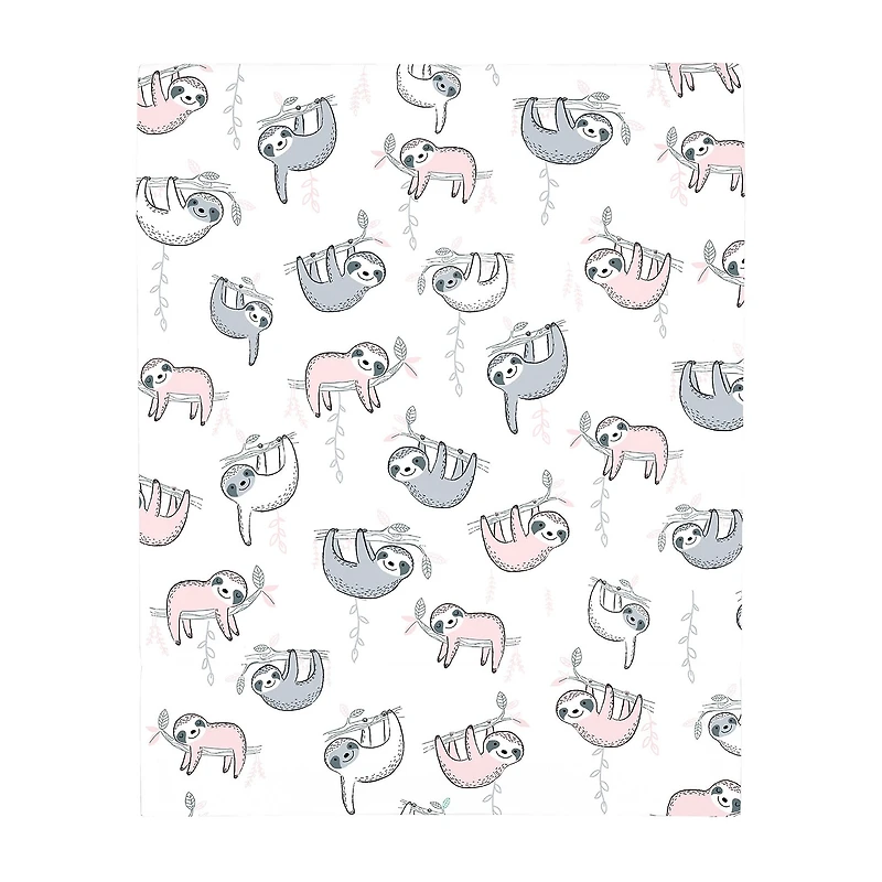 Nojo Super Soft Sloth Crib Sheet
