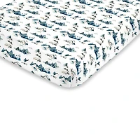 Nojo Watercolor Mountain  Mini Crib Sheet