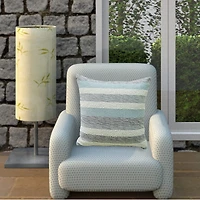 Vibhsa Textured Stripe Square Throw Pillow