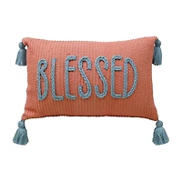 Vibhsa Braid Couching Rectangular Throw Pillow