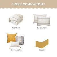 Stratford Park Holly 7pc Lightweight Comforter Set