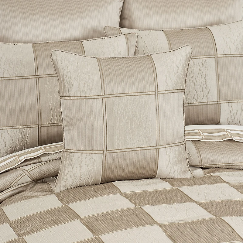 Queen Street Benton Flax Square Throw Pillow