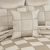 Queen Street Benton Flax Square Throw Pillow