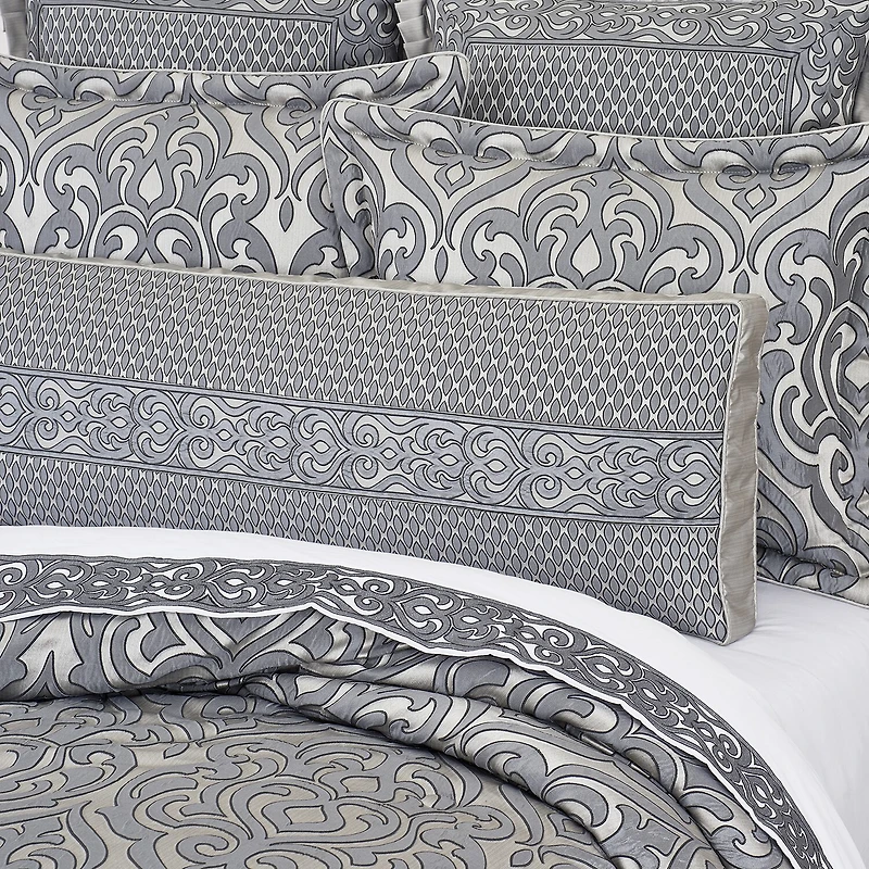 Queen Street Bylthe Pewter Rectangular Throw Pillow