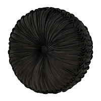 Queen Street La Grande Onyx Round Throw Pillow