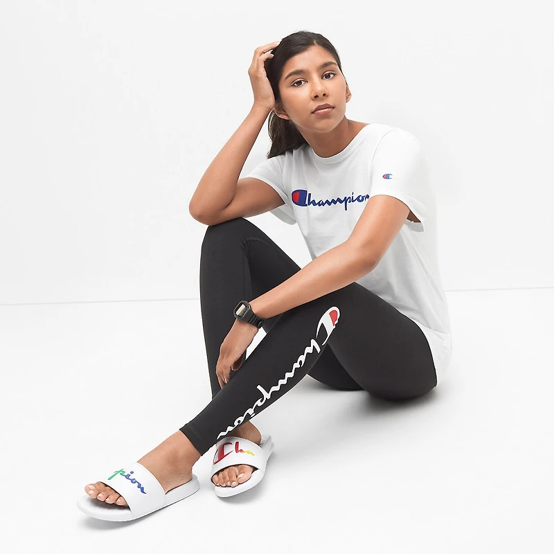 Champion Womens Crew Neck Short Sleeve Active T-Shirt