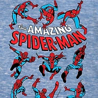 Disney Collection Little & Big Kid Boys Crew Neck Short Sleeve Regular Fit Marvel Spiderman Graphic T-Shirt