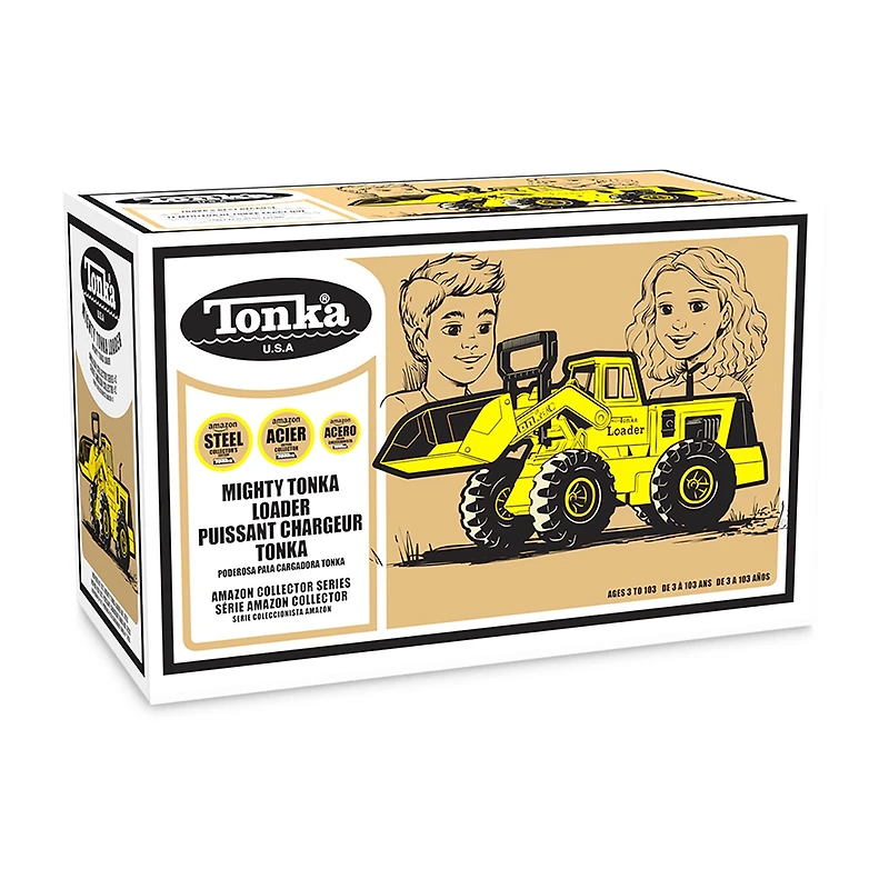 Tonka Steel Classics Front Loader Truck Retro Version