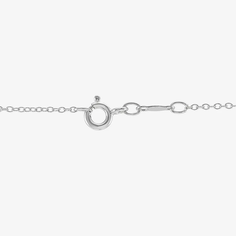 Limited Quantities! "Mom" Womens Diamond Accent Genuine Purple Amethyst Sterling Silver Bar Butterfly 18 Inch Pendant Necklace
