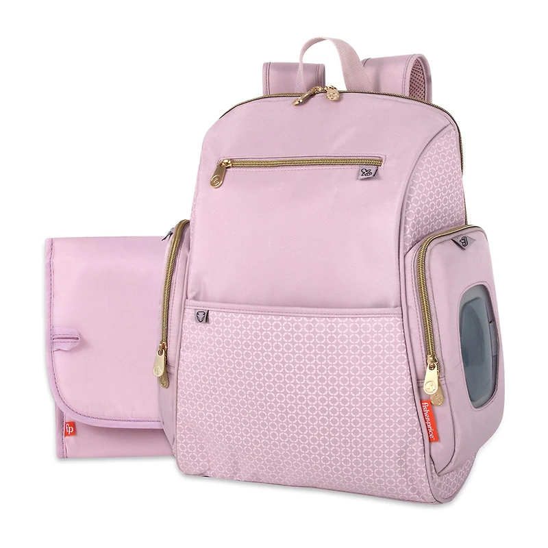 Fisher-Price Adjustable Straps Cell Phone Pocket Diaper Bag