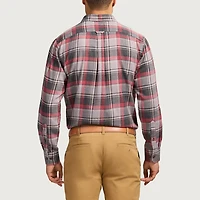 IZOD Stratton Mens Long Sleeve Stretch Fabric Classic Fit Flannel Shirt