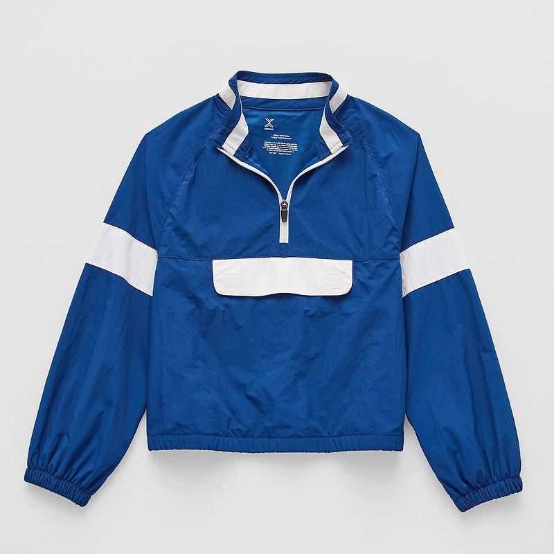 Xersion Little & Big Kid Girls Water Resistant Lightweight Anorak