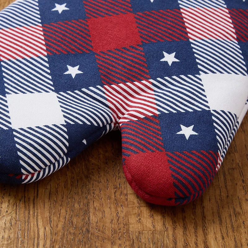 Town And Country Patriotic Plaid 4-pc. Kitchen Towel Set