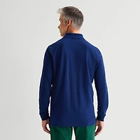 St. John's Bay Premium Stretch Mens Classic Fit Long Sleeve Polo Shirt