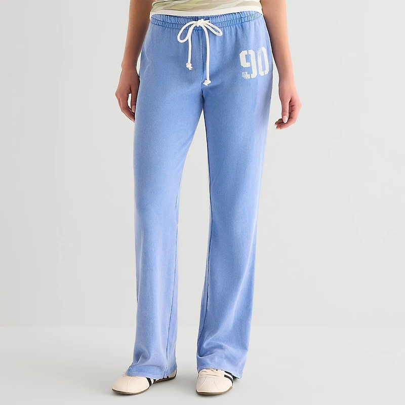 Arizona Womens Juniors Bootcut Sweatpant