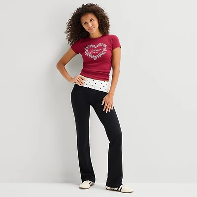 Arizona Womens Juniors Bootcut Lounge Pant