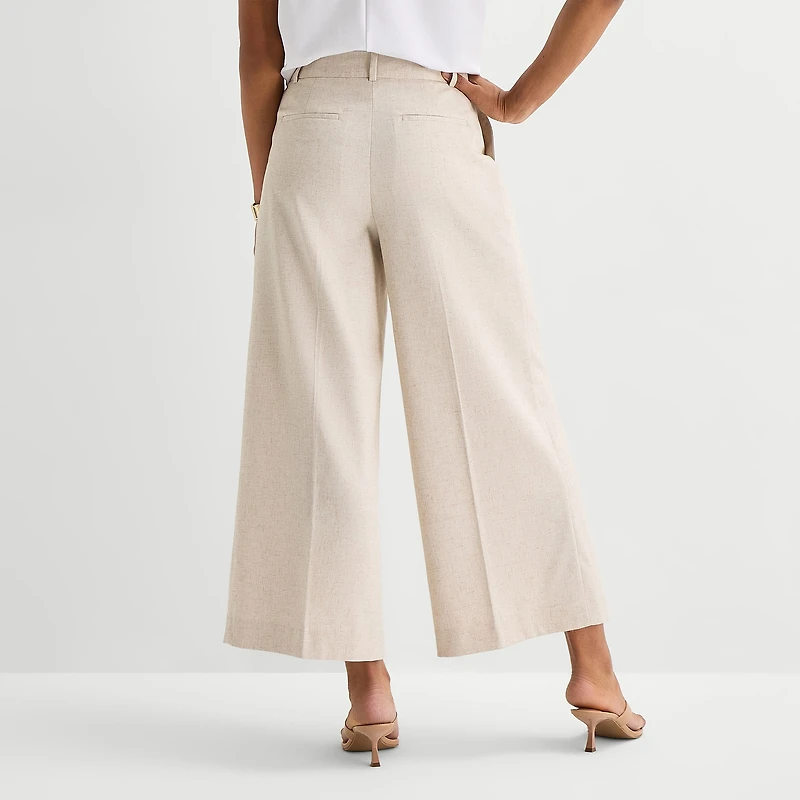 Worthington Womens Cropped Everyday Pant