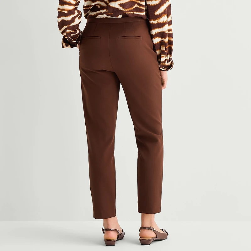 Worthington Womens Slim High Rise Trouser