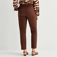 Worthington Womens Slim High Rise Trouser