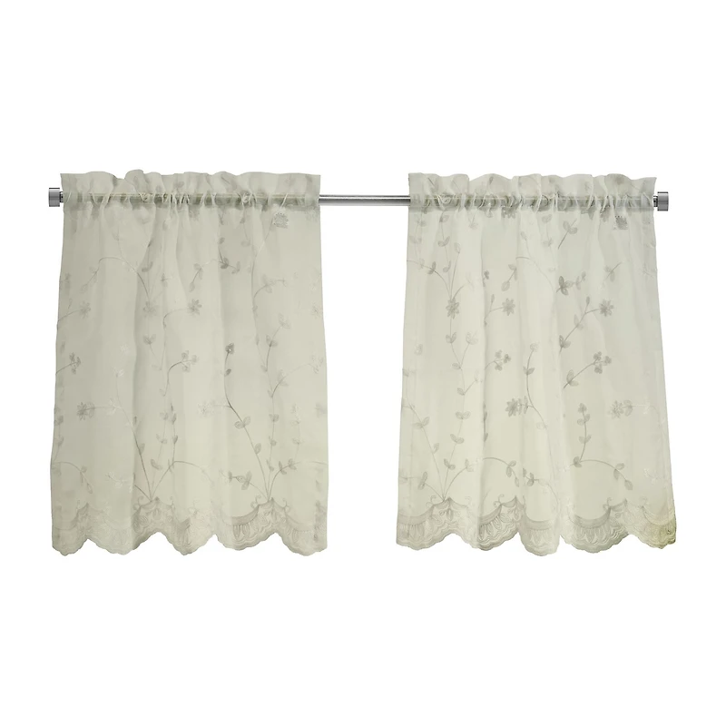 Habitat Grandeur 2-pc. Rod Pocket Window Tier