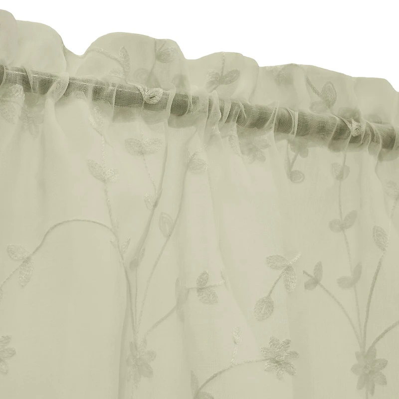 Habitat Grandeur 2-pc. Rod Pocket Window Tier