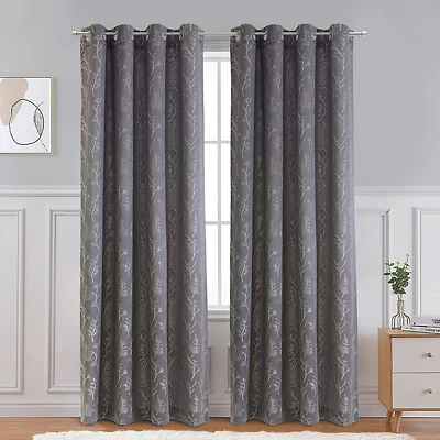 Habitat Botanica Grommet Top Light-Filtering Single Curtain Panel