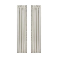 Queen Street Flaire Rod Pocket Blackout Set of 2 Curtain Panel