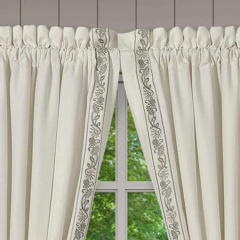 Queen Street Flaire Rod Pocket Blackout Set of 2 Curtain Panel