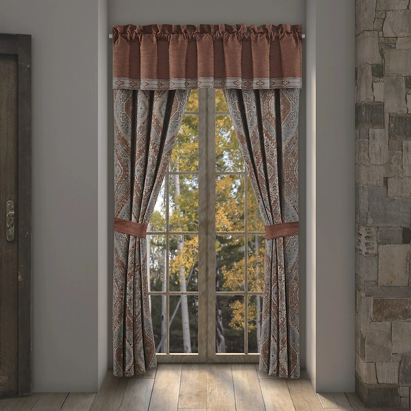 Queen Street Jefferson Rod Pocket Blackout Set of 2 Curtain Panel