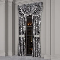 Queen Street Bylthe Pewter Rod Pocket Blackout Set of 2 Curtain Panel