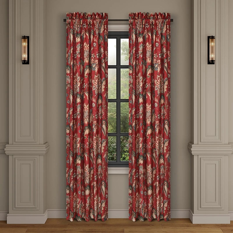 Queen Street Eveleth Rod Pocket Blackout Set of 2 Curtain Panel